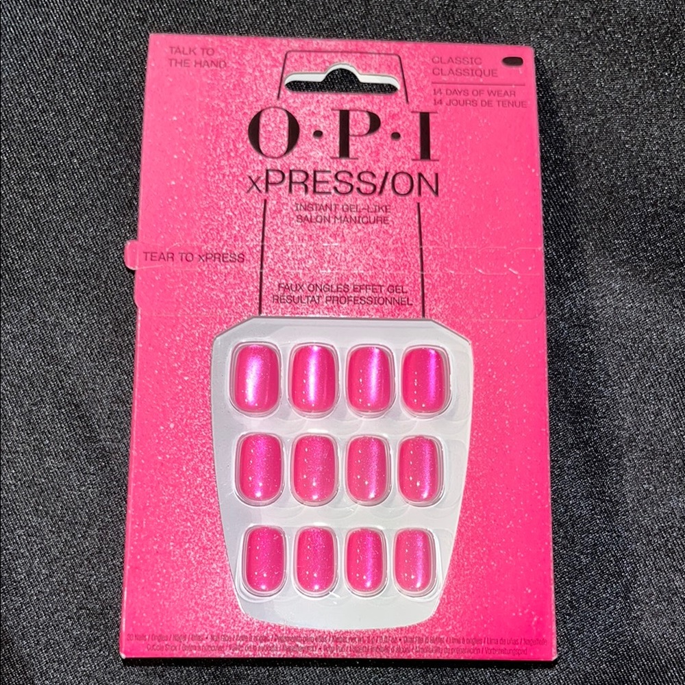OPI xPress/On instant gel like  salon manicure NWT